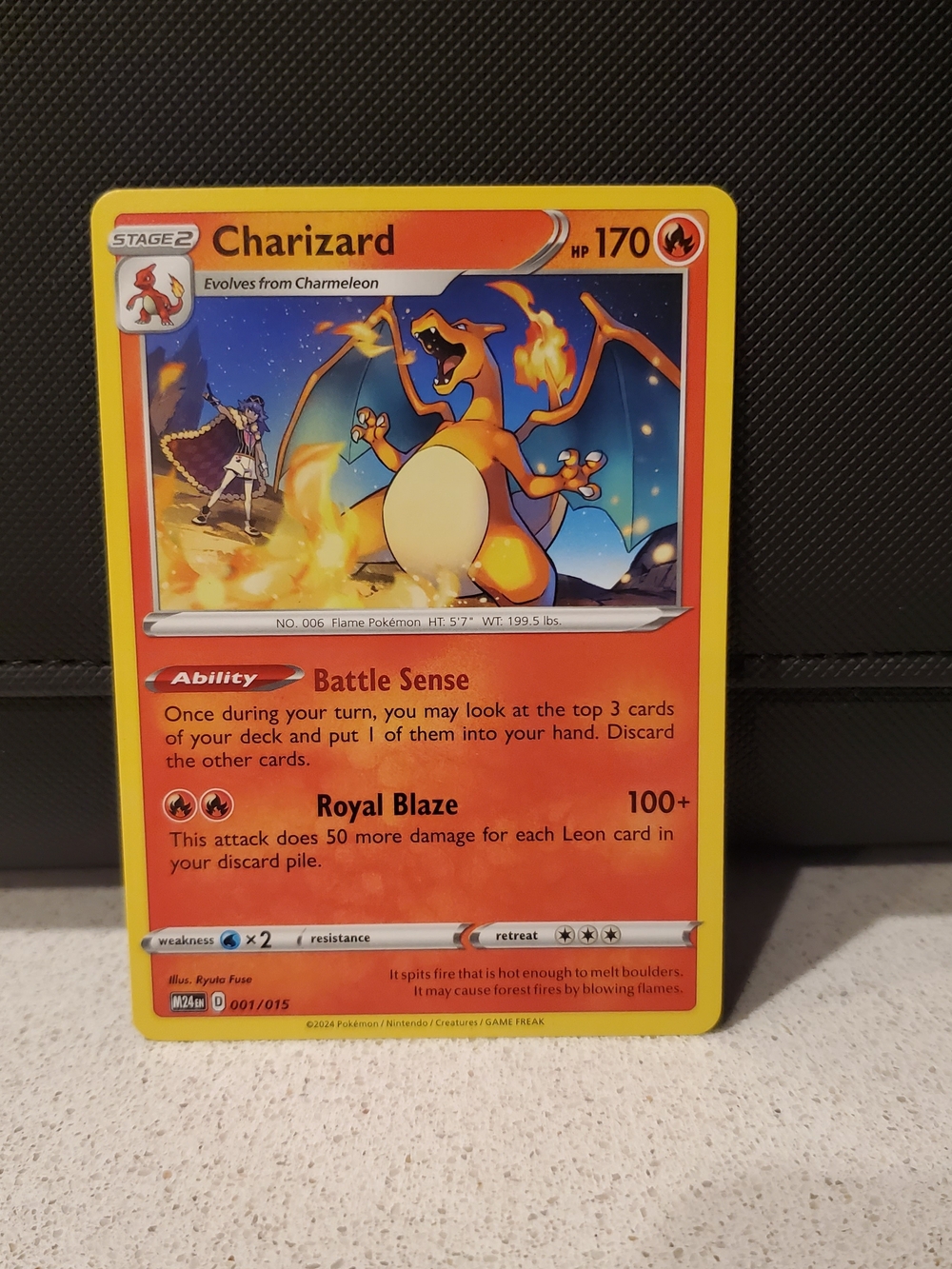 Pokemon Charizard McDonalds Card